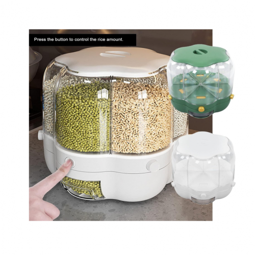 Dispensador de Granos con 6 Compartimentos