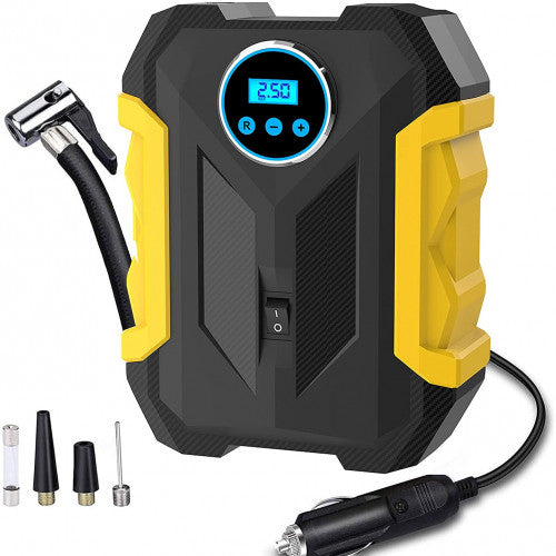 Compresor de Aire Digital 12V con Linterna