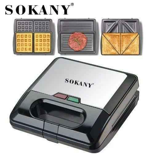 Tostadora Sokany 3 en 1 KJ-303