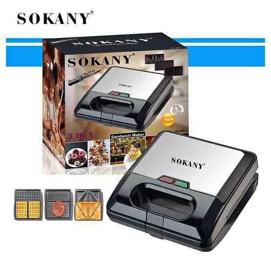Tostadora Sokany 3 en 1 KJ-303