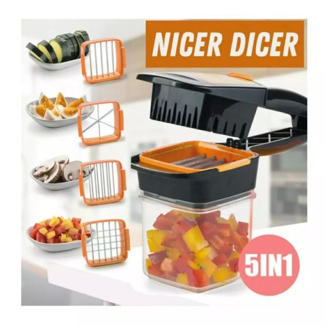 Cortador de Vegetales Nicer Dicer 5 en 1
