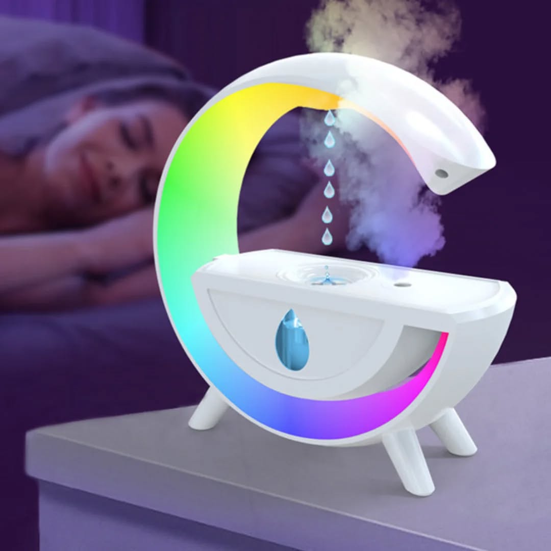 Humidificador Antigravedad con Luz Nocturna USB – Innovación y Relajación en tu Hogar