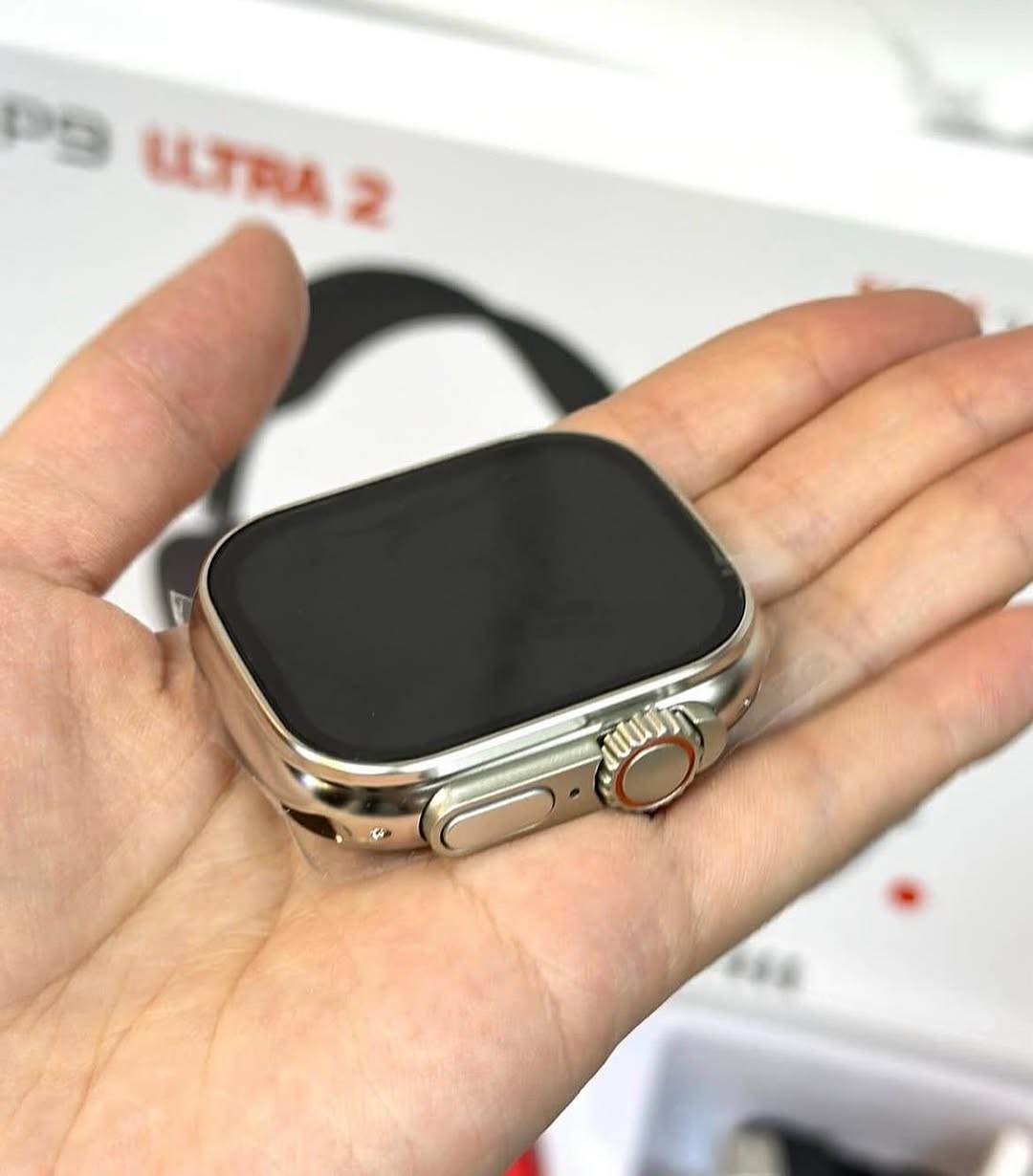 Reloj P9 Ultra Smartwatch Negro con 2 Correas + Audífonos
