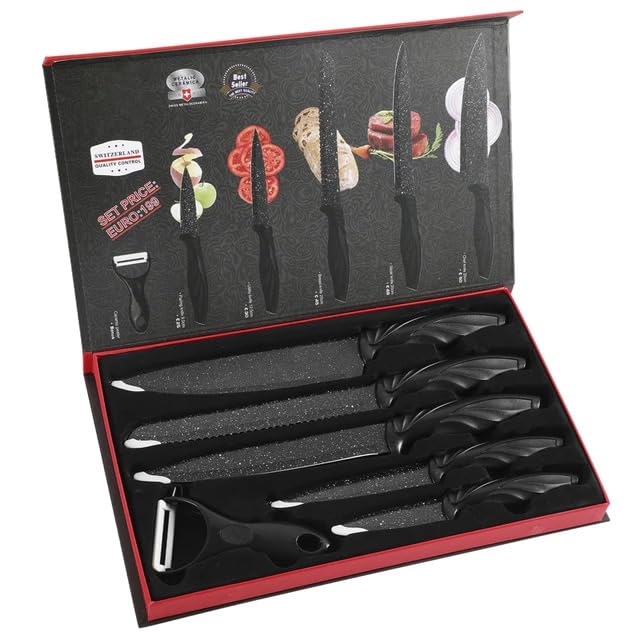 Juego de Cuchillos de Cocina Profesionales 6 Piezas