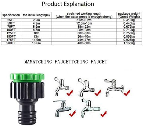 Manguera Retractil Magic Hose 22.5 mts/75 pies
