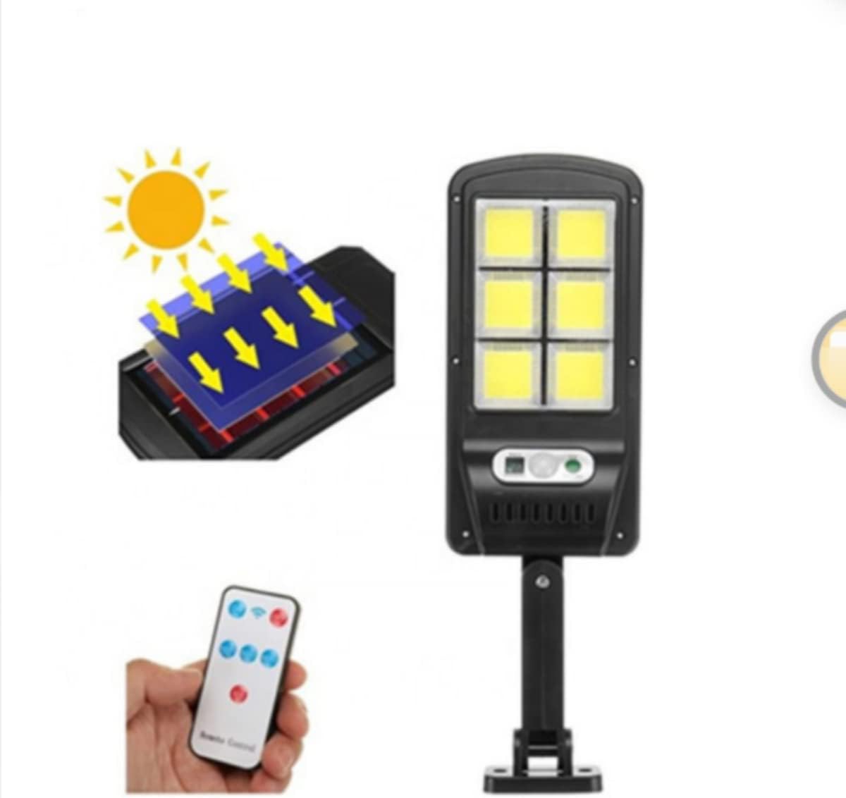 Lámpara Solar con Sensor de Movimiento