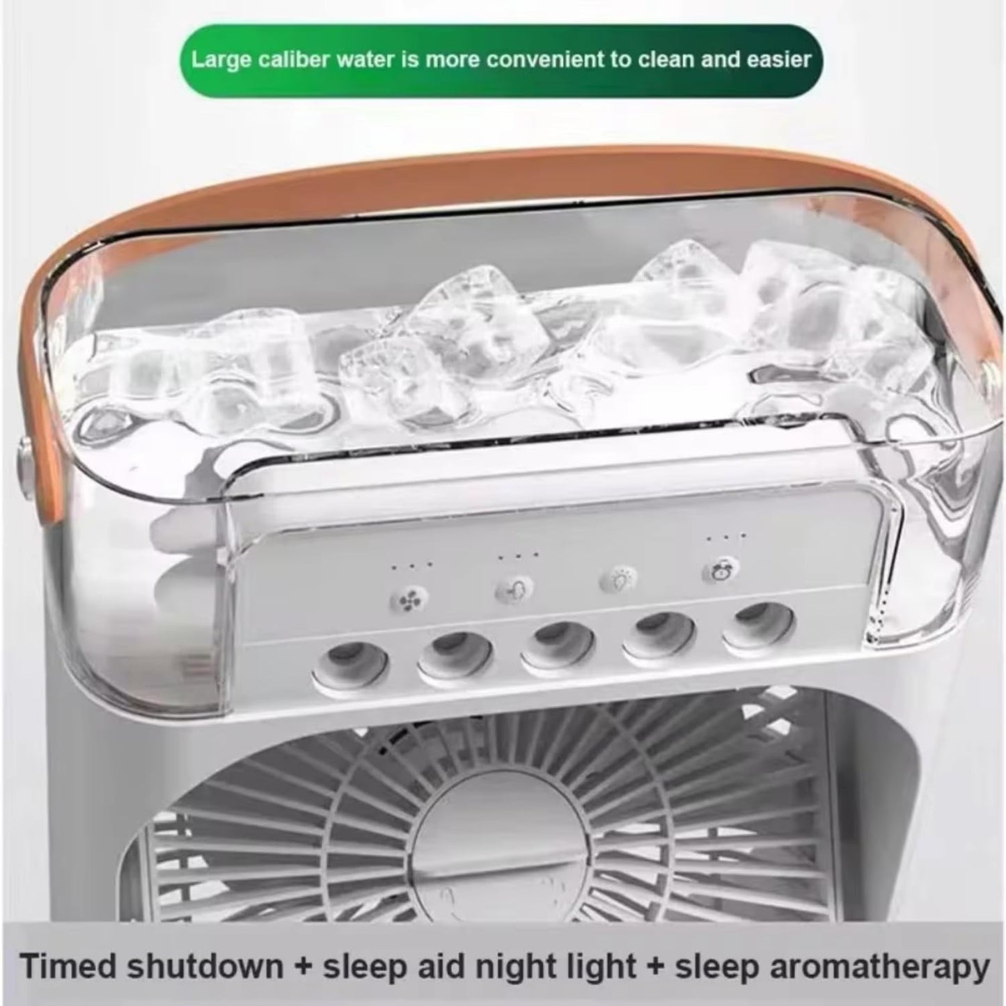 Abanico Mini Ventilador de Aire con Humidificador