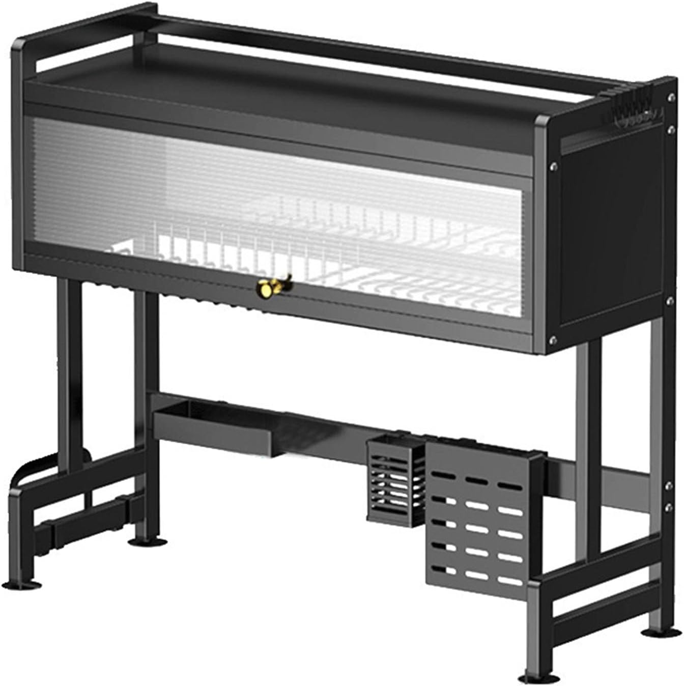 Escurridor de Platos Práctico y Multifuncional - ¡Ahorra espacio sobre el fregadero!
