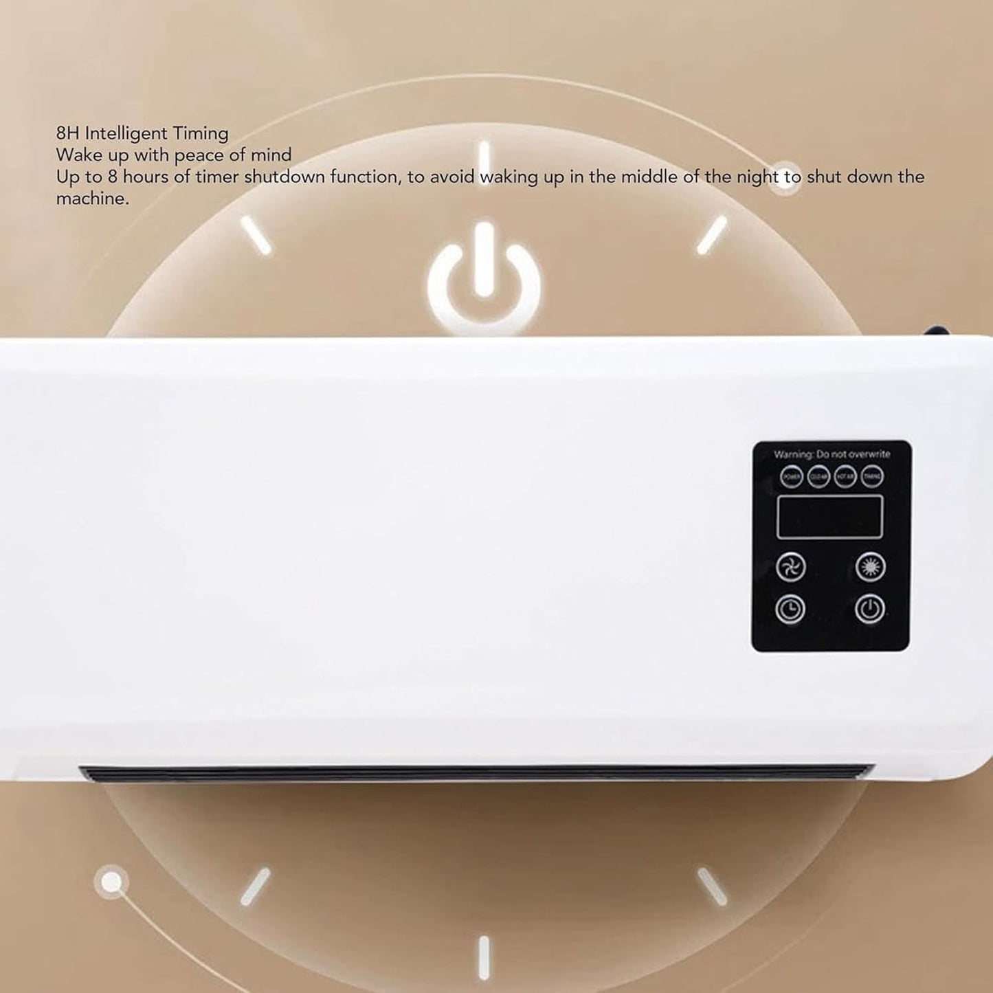 Ventilador Portátil de Pared de 2000W - 2 en 1