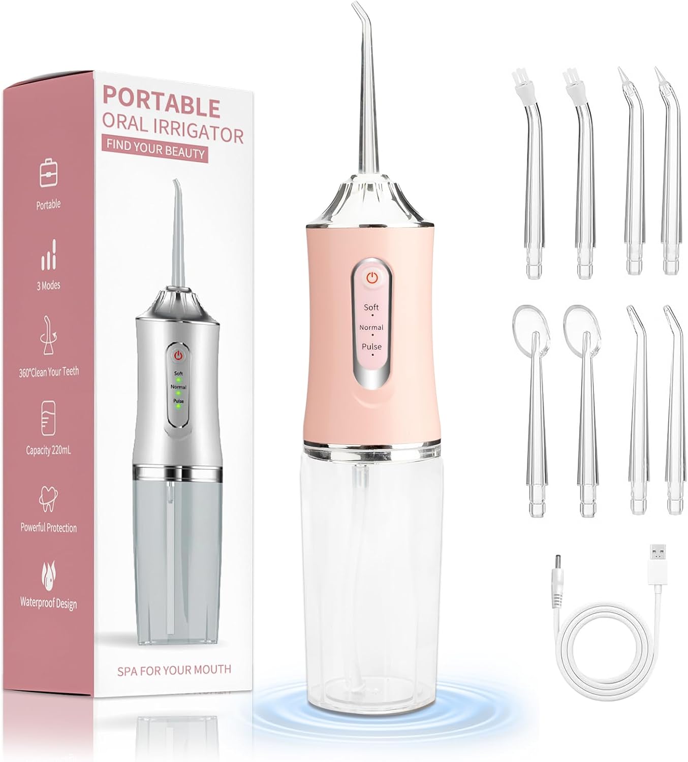 Irrigador Oral Portátil - Limpieza Dental Profesional