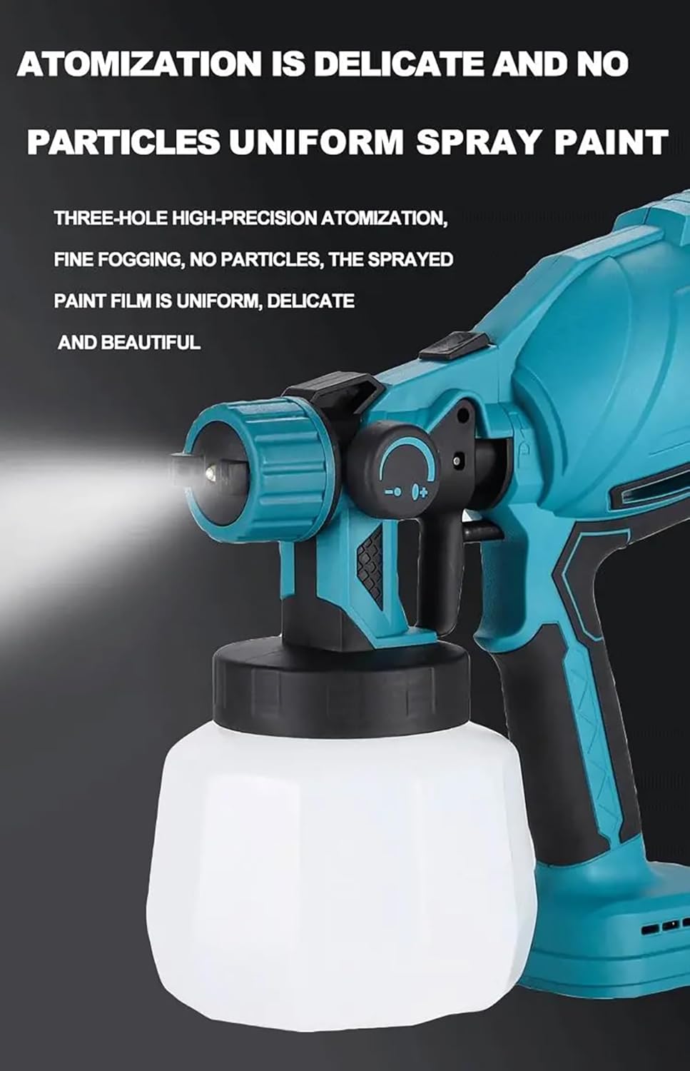 Pulverizador de Pintura Inalámbrico 800W - Kit Completo con Accesorios