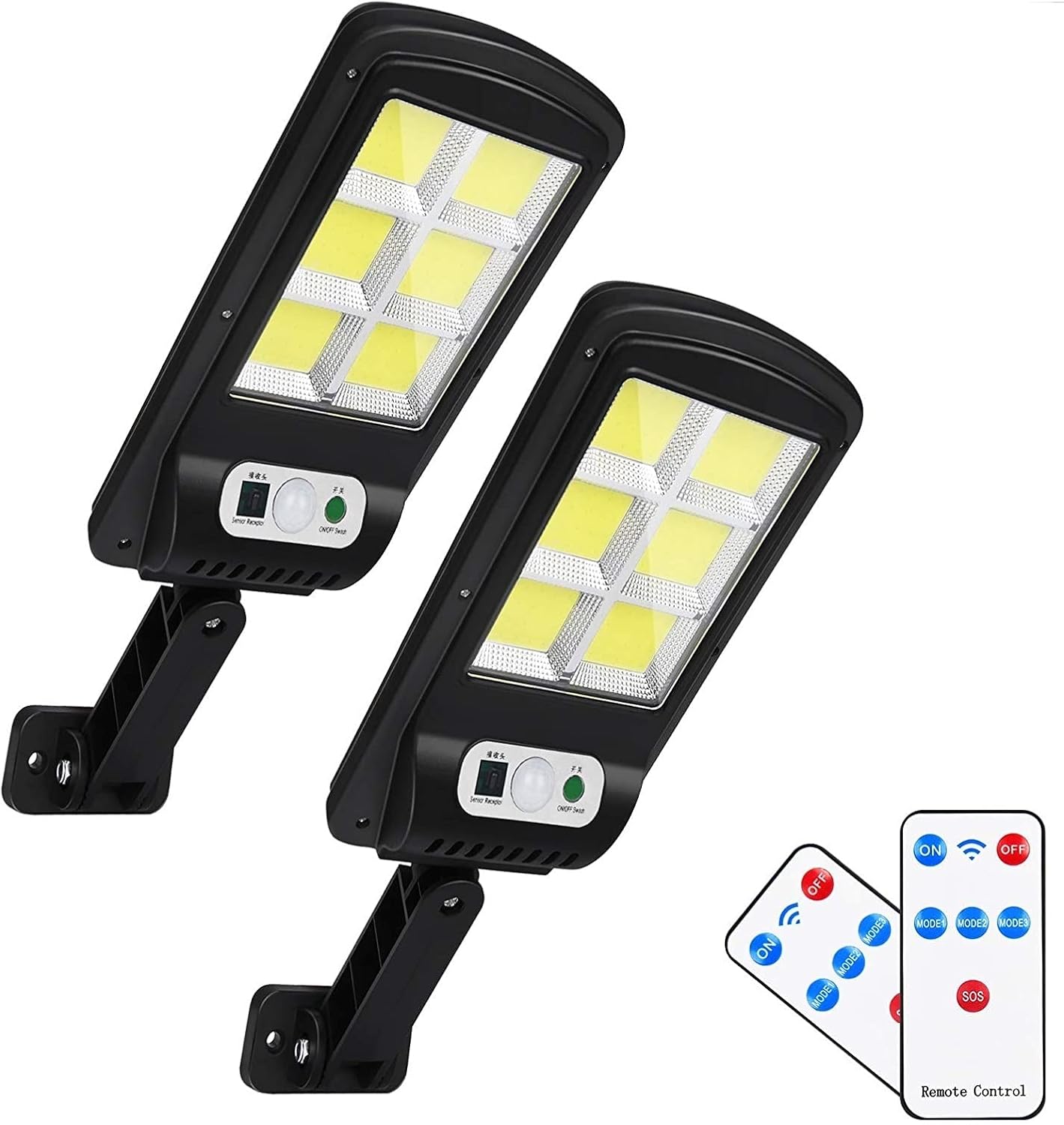 Lámpara Solar con Sensor de Movimiento