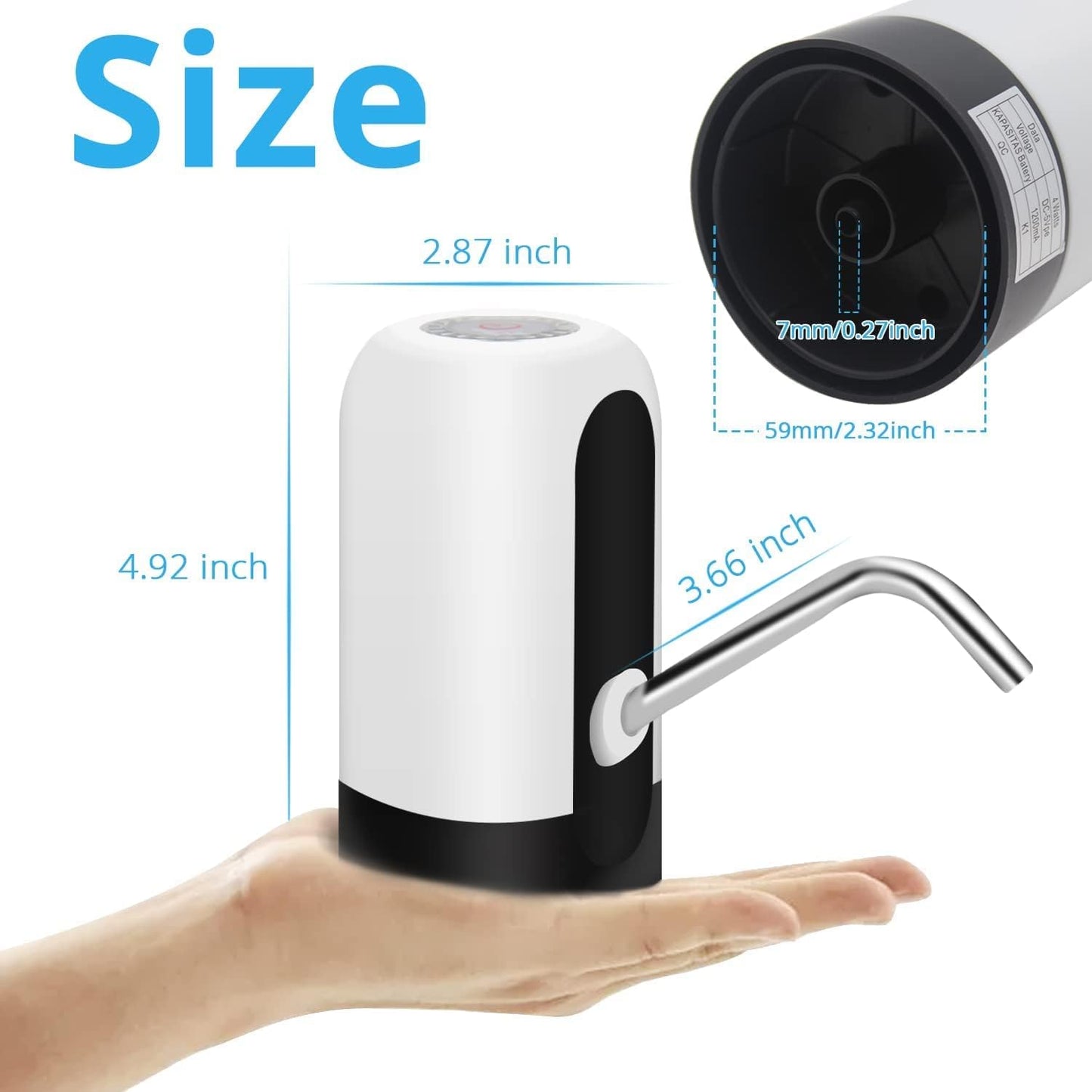 Dispensador de Agua Recargable para Botellones