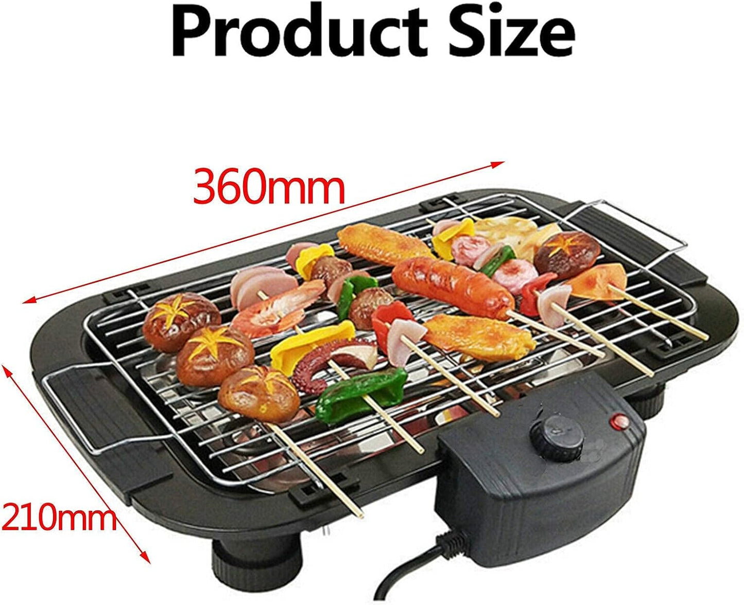 BBQ Eléctrico de 2000 W