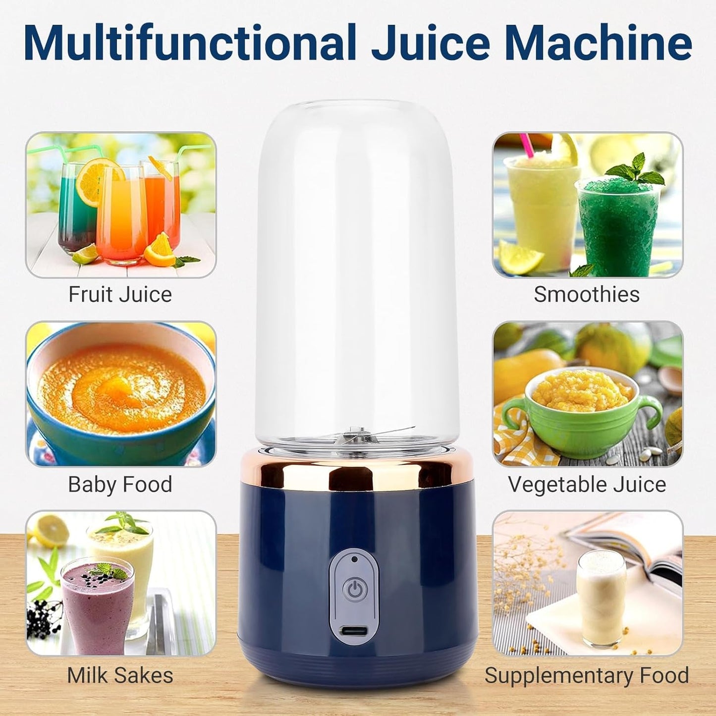 Licuadora Portátil Mini 400 ML