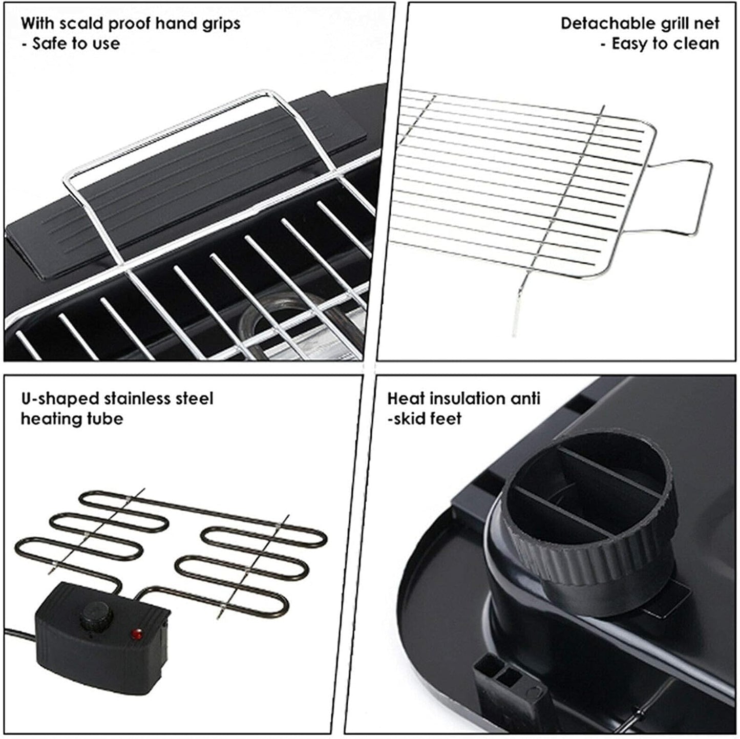 BBQ Eléctrico de 2000 W