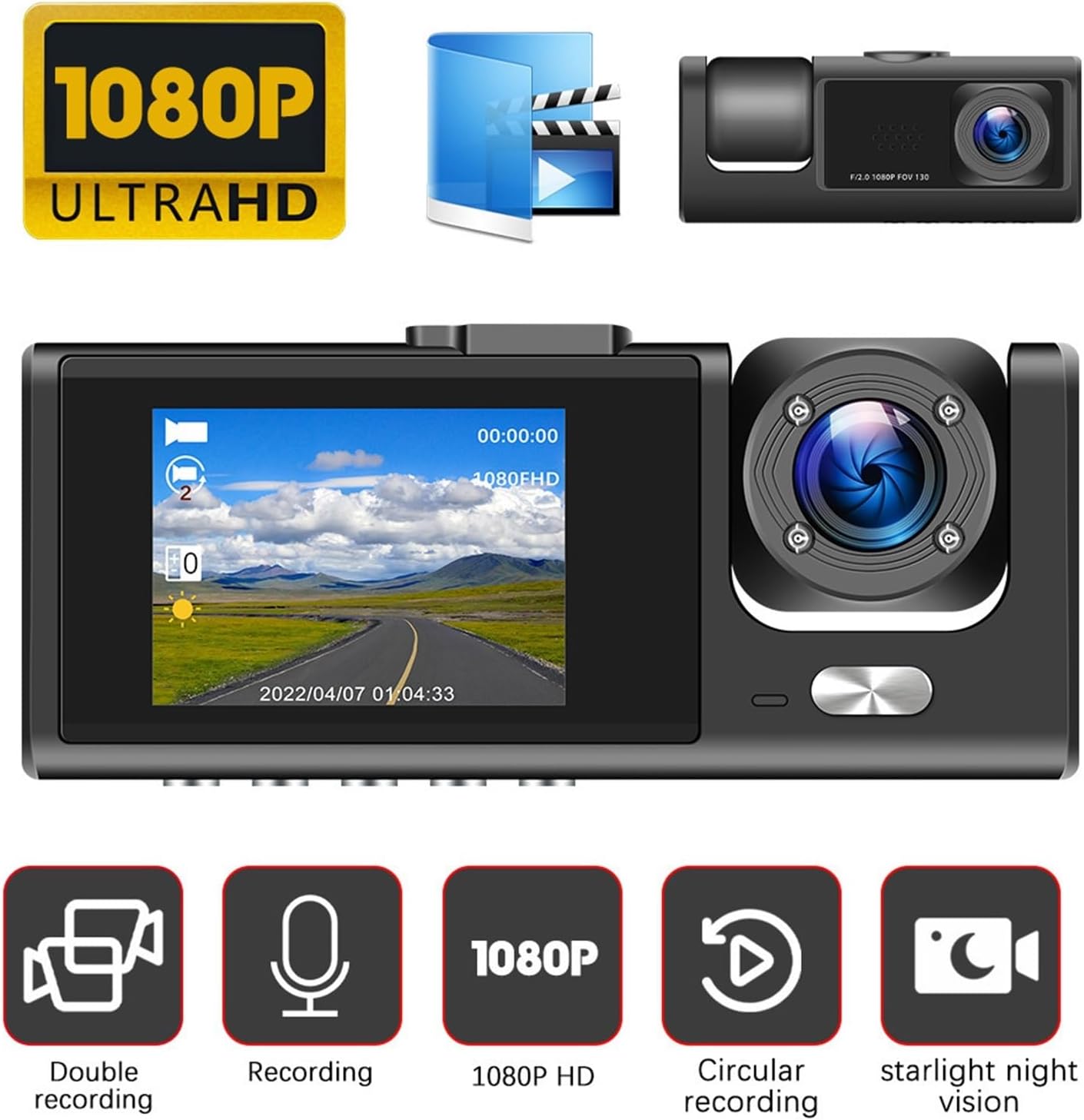 Cámara DVR para Automóvil - ¡Graba tus viajes con seguridad!
