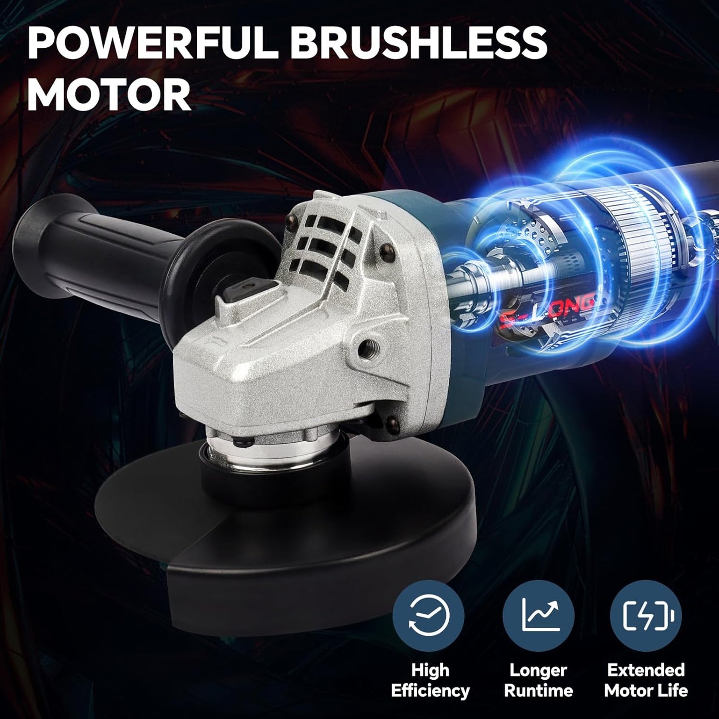 Pulidora JBN120S de 2 Baterías 48V