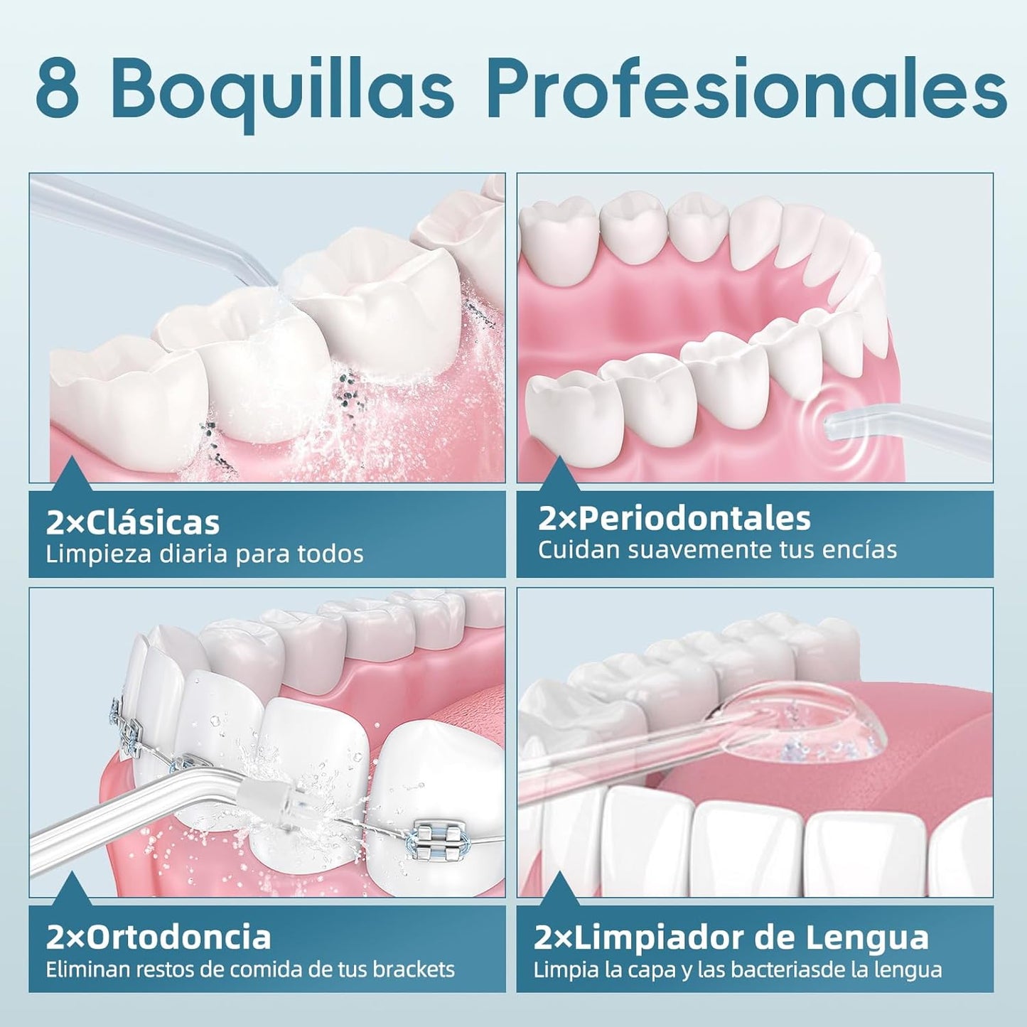 Irrigador Oral Portátil - Limpieza Dental Profesional
