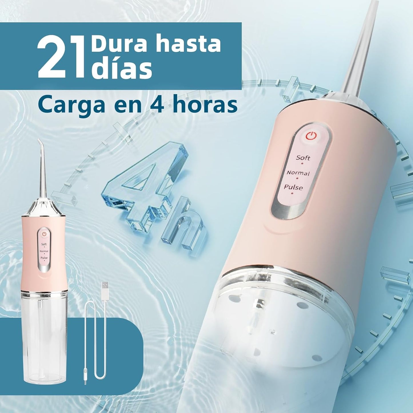 Irrigador Oral Portátil - Limpieza Dental Profesional