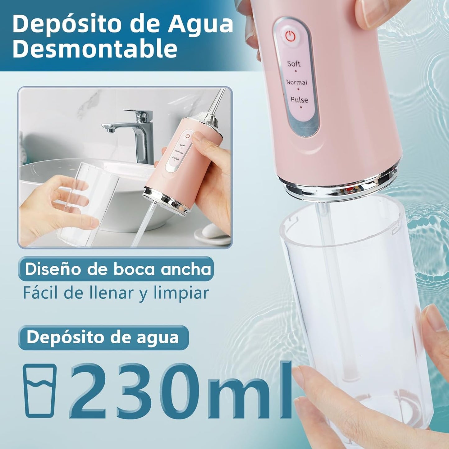 Irrigador Oral Portátil - Limpieza Dental Profesional
