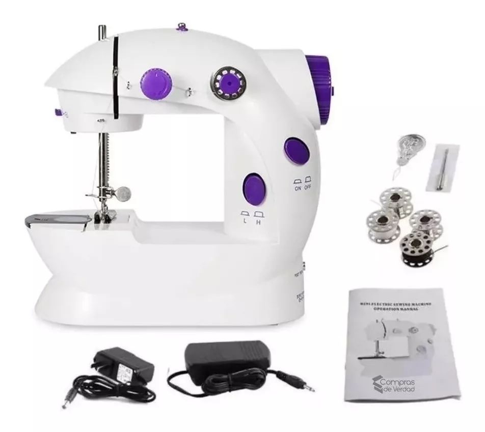 Máquina de Coser Portátil con Diseño Compacto y Elegante