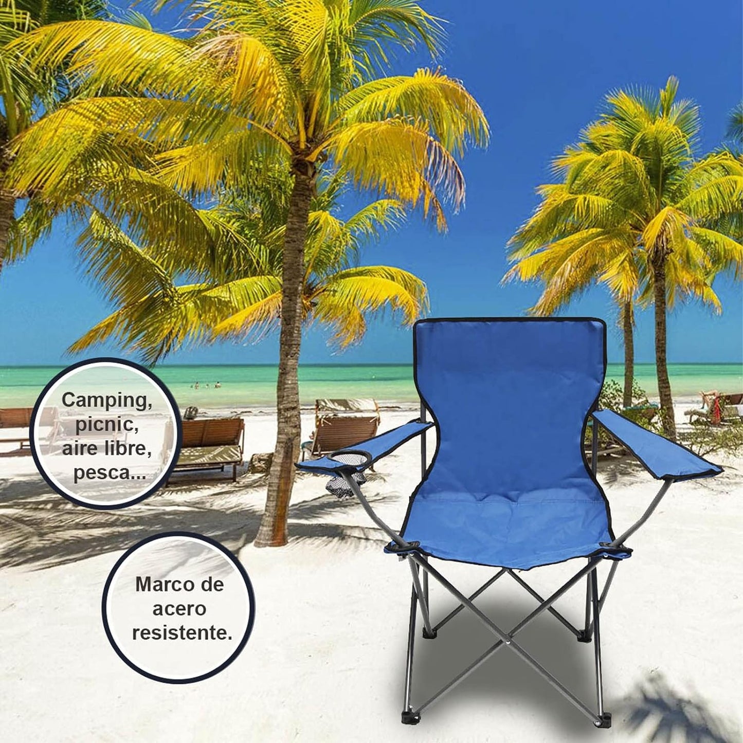 Silla Playera Plegable