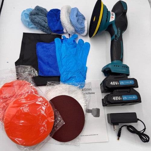 Pulidora Inalámbrica 48V con Kit Completo