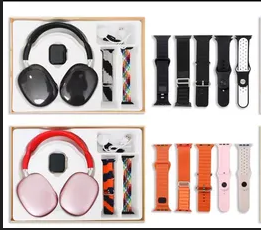 Audífonos P9 Ultra + Smartwatch