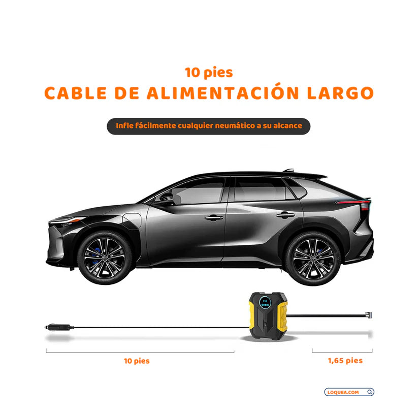Compresor de Aire Digital 12V con Linterna
