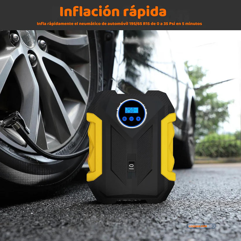 Compresor de Aire Digital 12V con Linterna