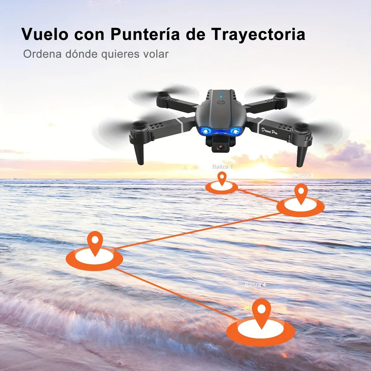 Drone E99 Pro - ¡Fotografía y videografía aérea en tus manos!