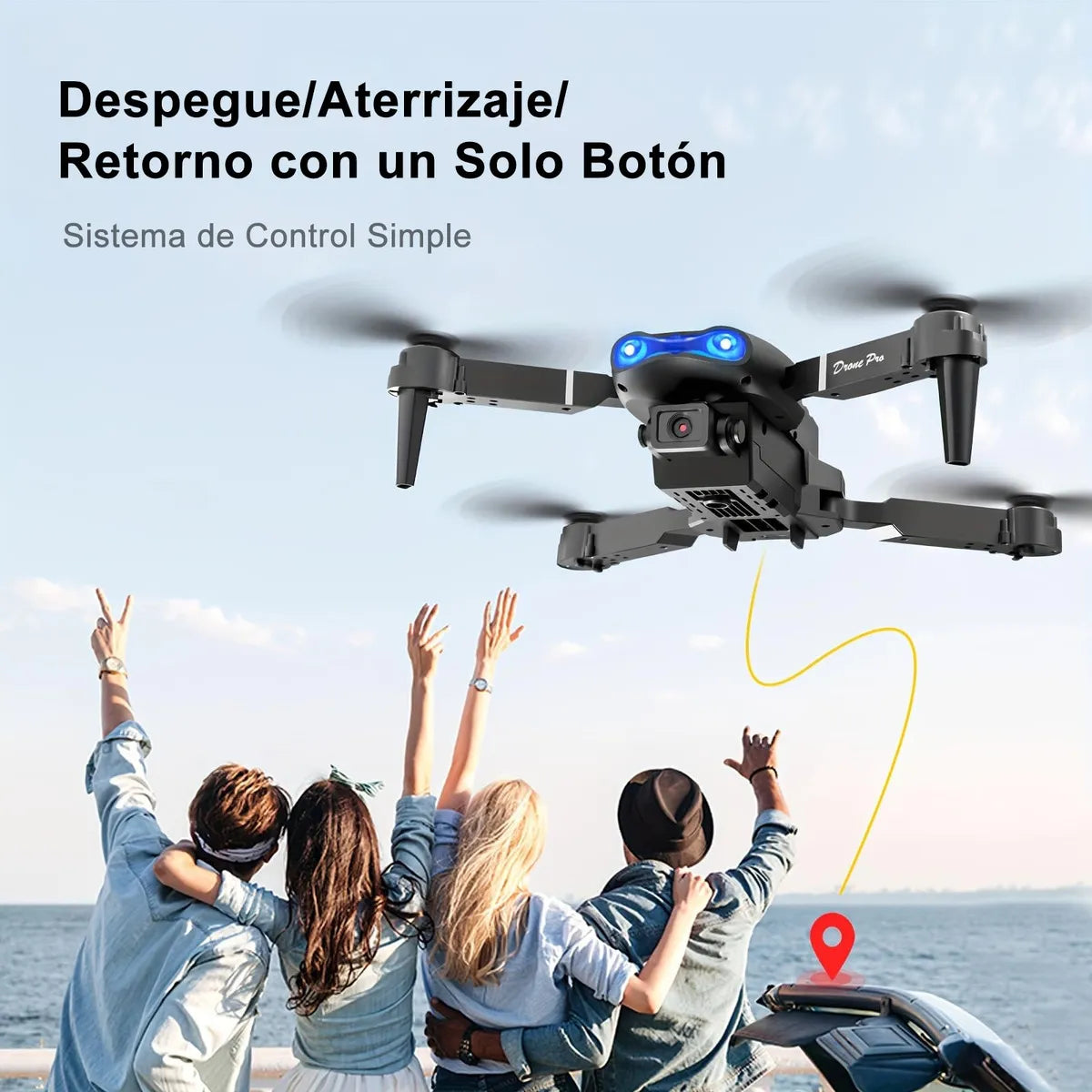 Drone E99 Pro - ¡Fotografía y videografía aérea en tus manos!