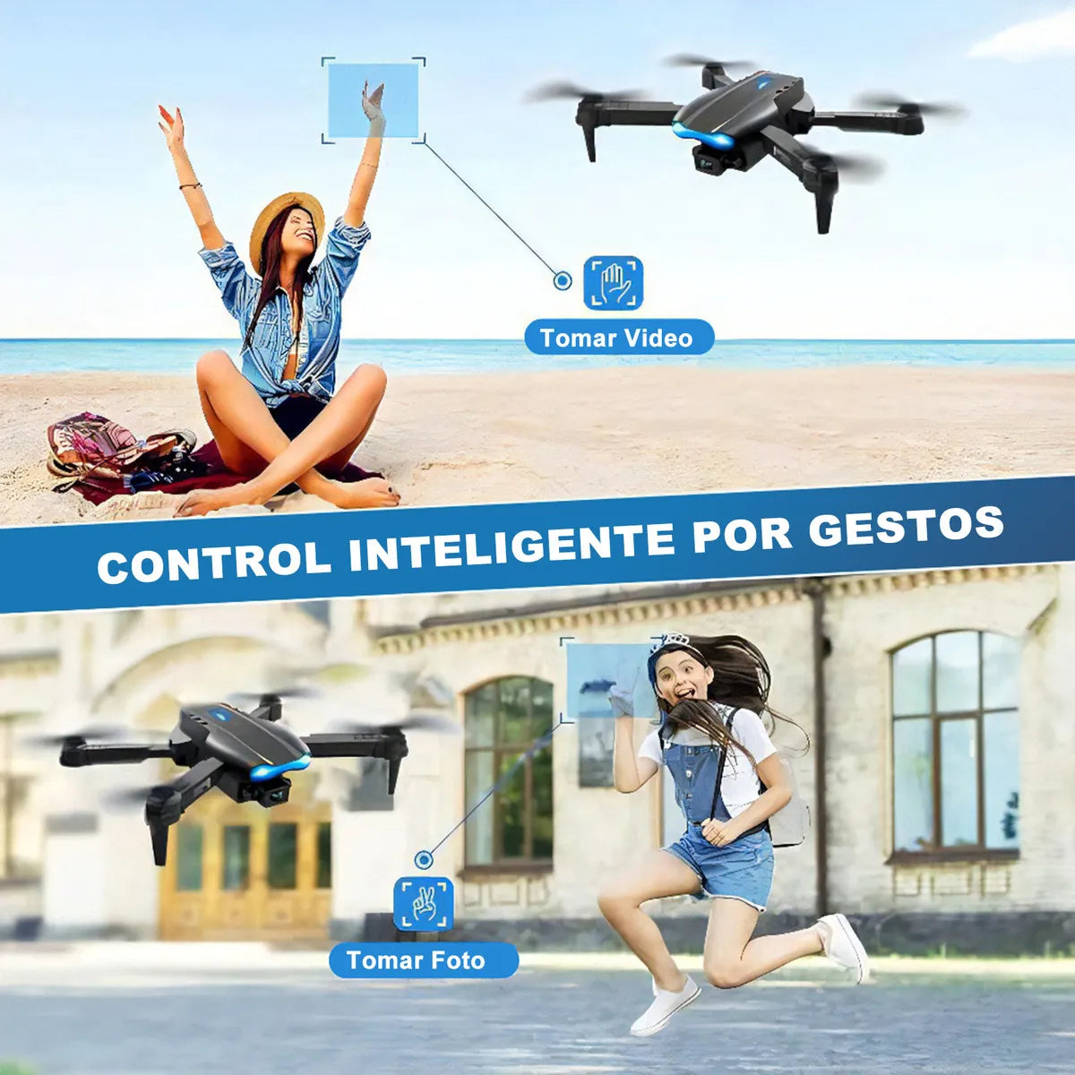 Drone E99 Pro - ¡Fotografía y videografía aérea en tus manos!