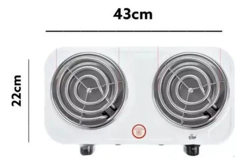 Estufa Eléctrica de 2 Hornillas