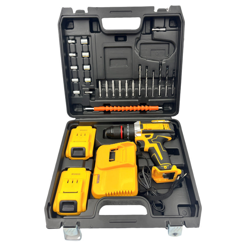 Kit de Taladro Inalámbrico Recargable con Maletín Completo
