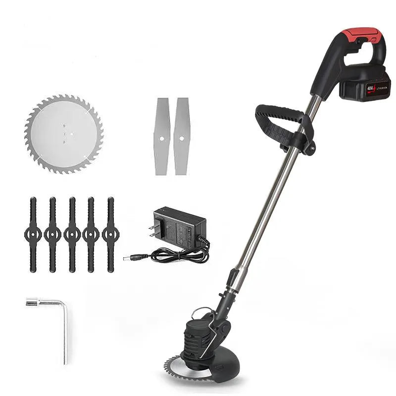 Corta Césped Eléctrico con 2 Baterías 48