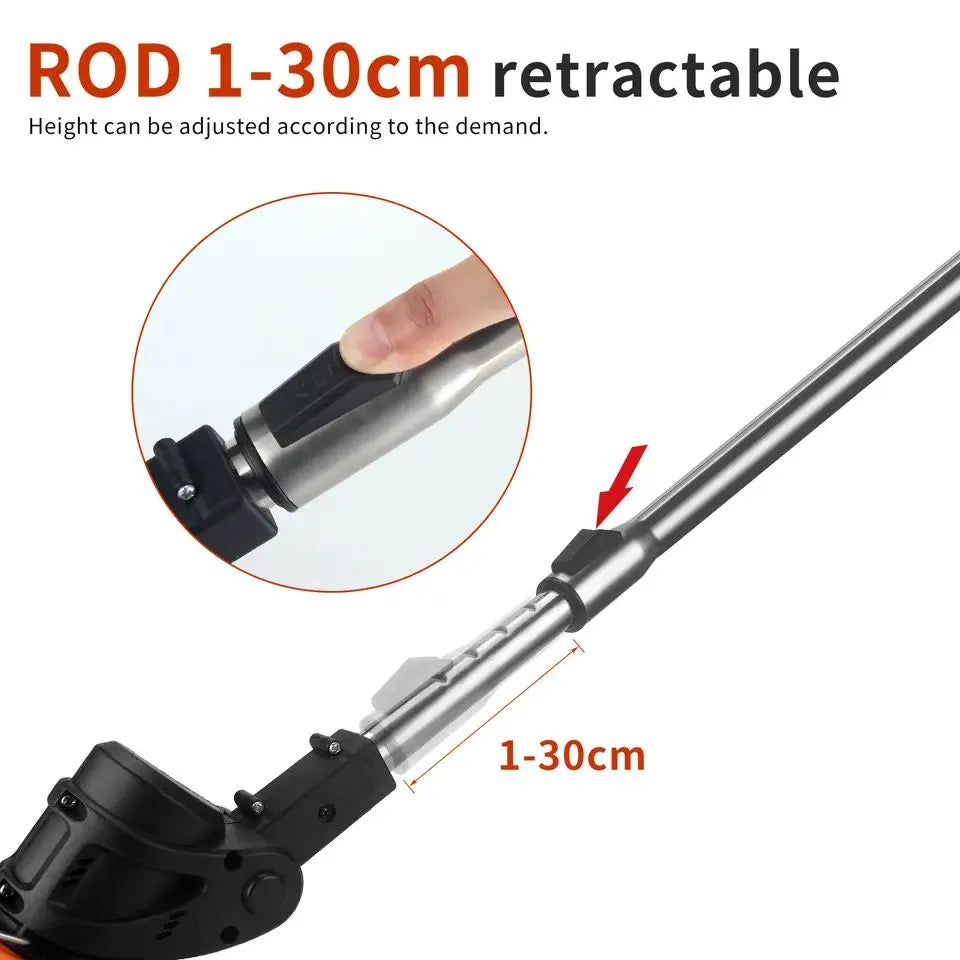 Corta Césped Eléctrico con 2 Baterías 48
