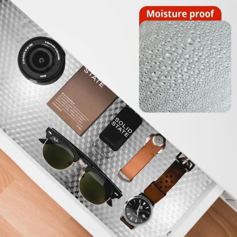 Rollo de Papel de Aluminio Adhesivo para Cocina – 60 cm x 3 m, Corrugado