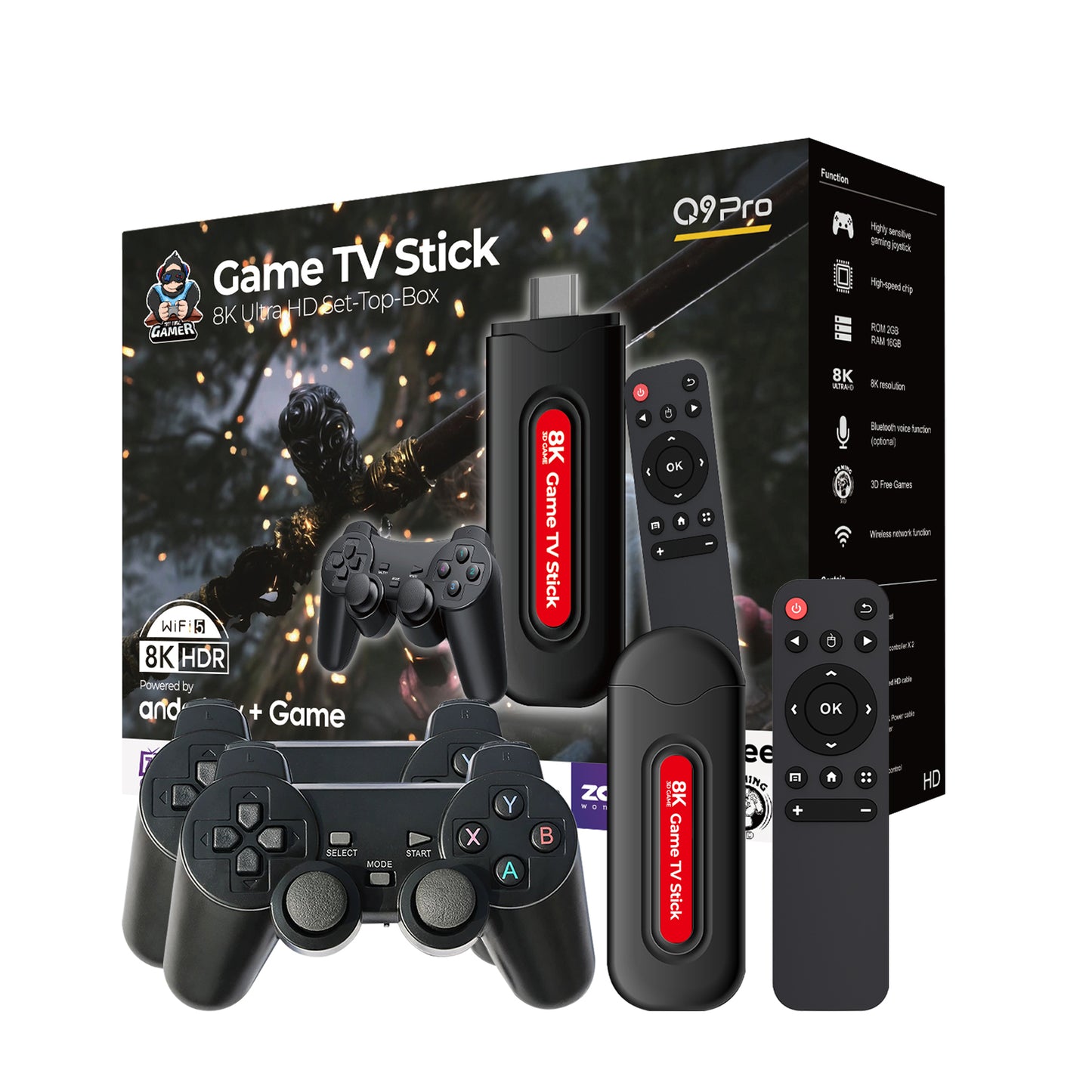 Game TV Stick 8K - Q9PRO