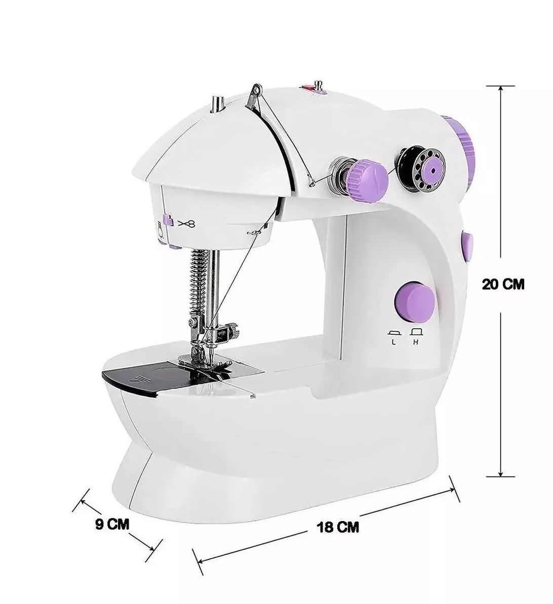 Máquina de Coser Portátil con Diseño Compacto y Elegante