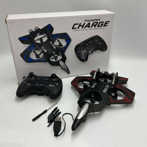 Drone  Thunder Charge  ¡Drone de control remoto con diseño de avión!