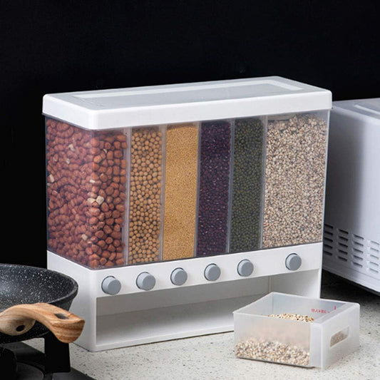Dispensador de Alimentos Secos 6 en 1