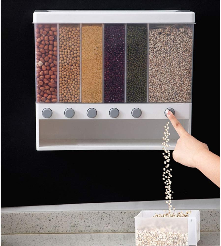 Dispensador de Alimentos Secos 6 en 1