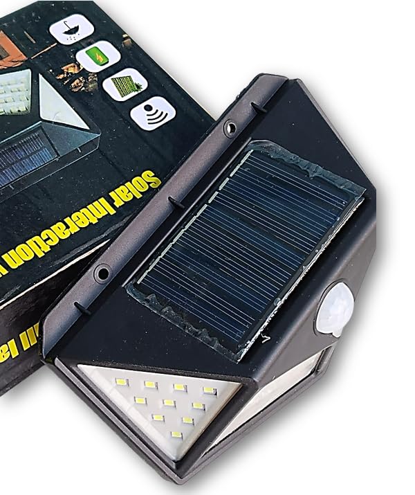 Lámpara Solar de Pared con Sensor de Movimiento