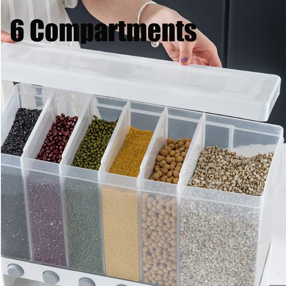 Dispensador de Alimentos Secos 6 en 1
