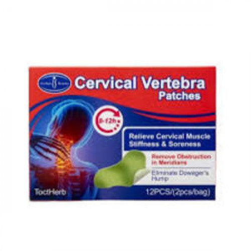 Parches Medicados para Combatir el Dolor de Espalda (Vértebras Cervicales) 12 piezas