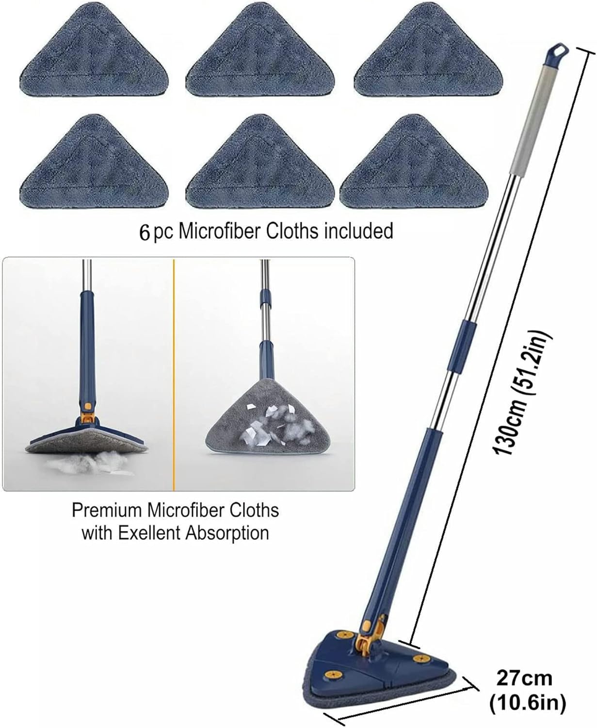 Repuesto para Mopa Trapeador Twisting Regular Triangular