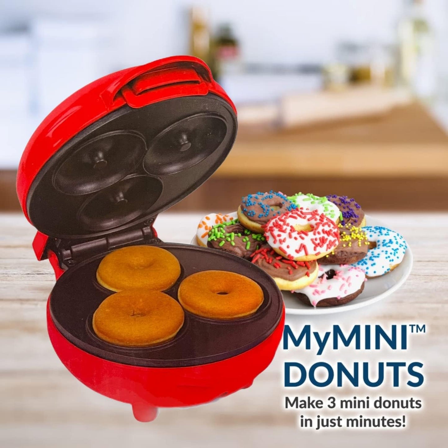 Máquina Mini Donas para 3 Donas