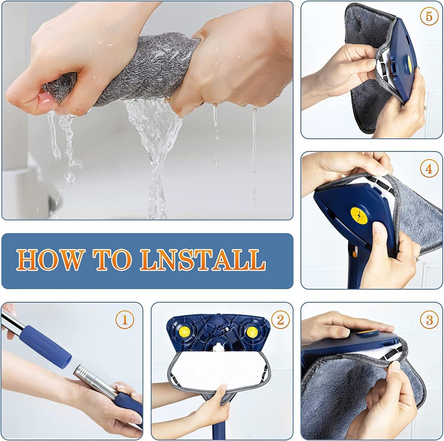 Repuesto para Mopa Trapeador Twisting Regular Triangular